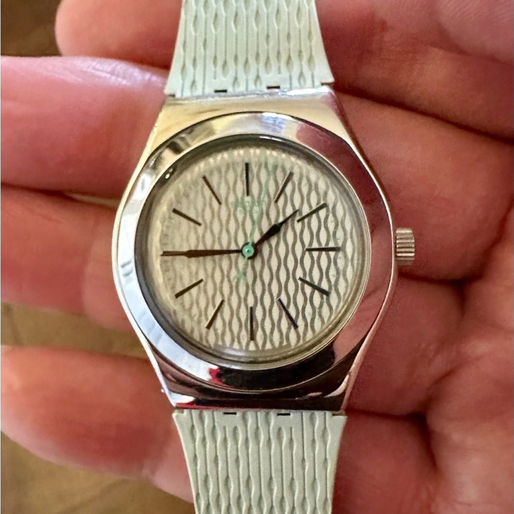 Swatch watch -  light blue green